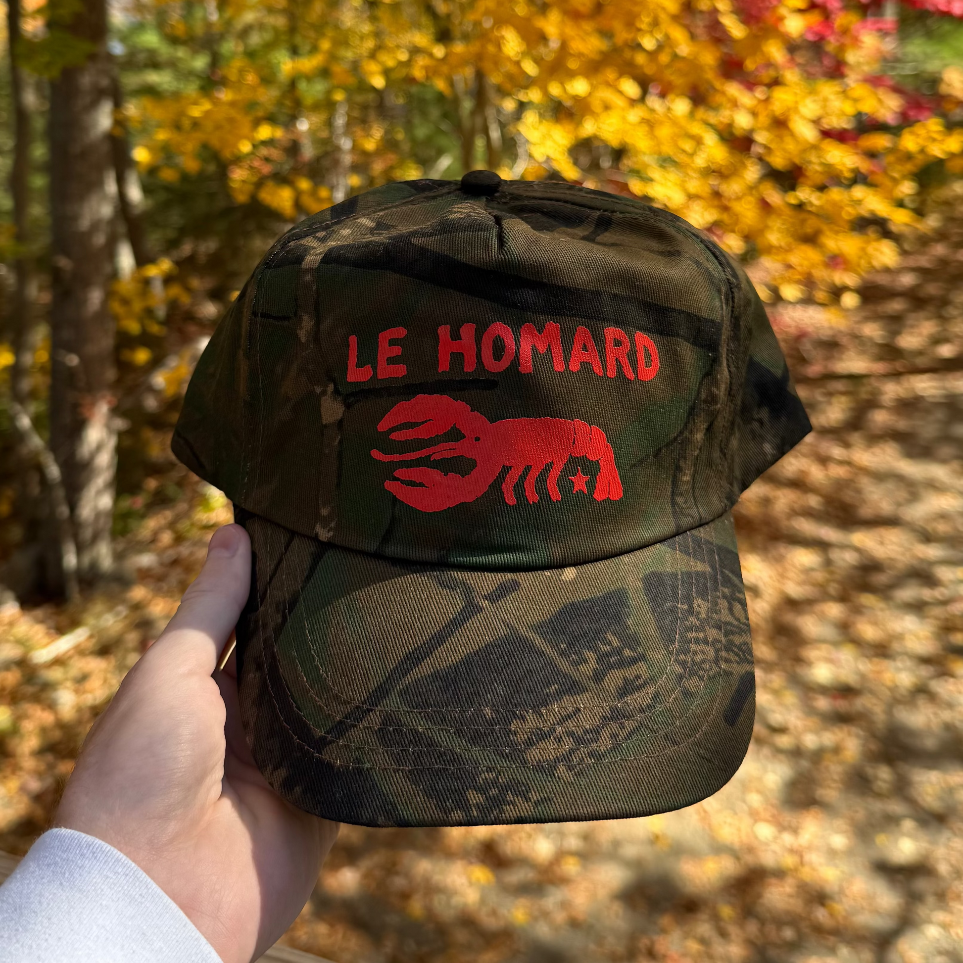The Lobster In French Camp Hat - Camo