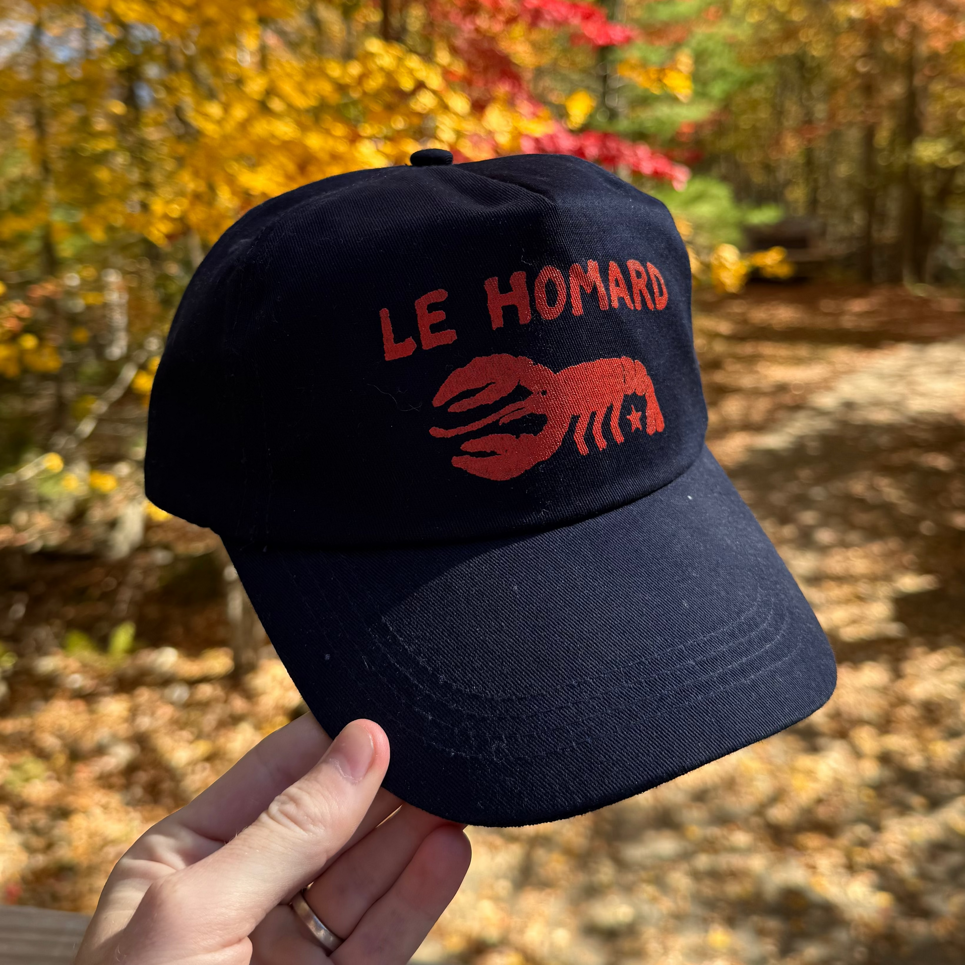 The Lobster In French Camp Hat - Navy